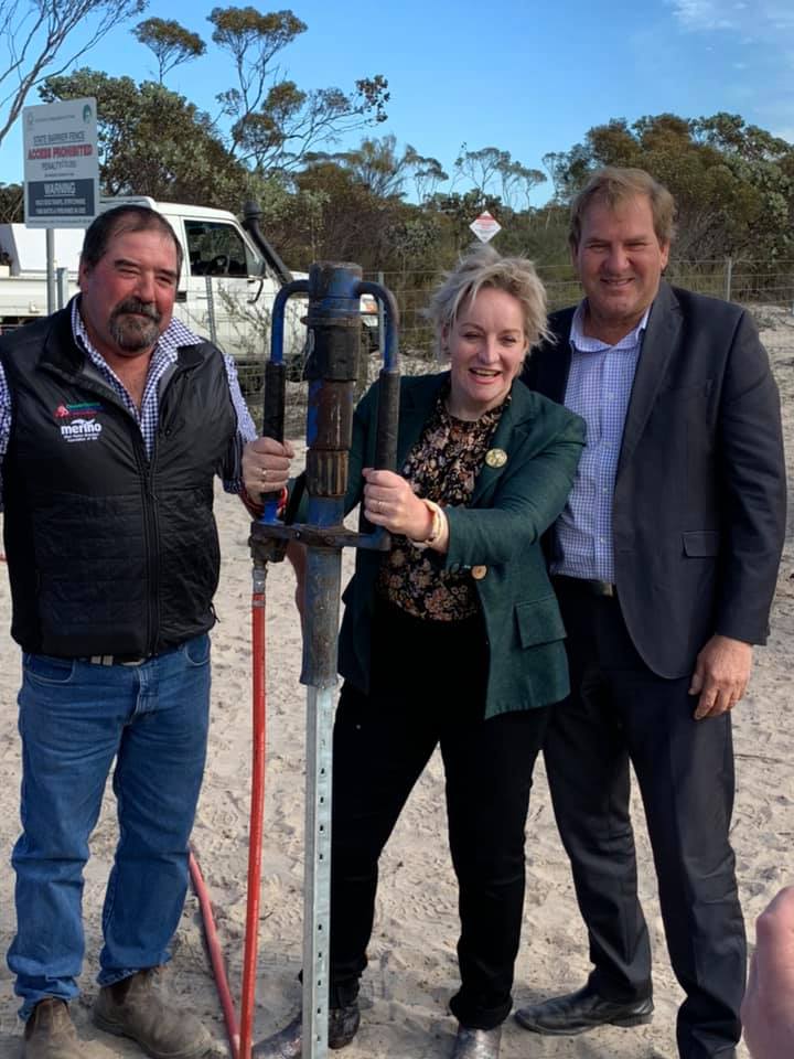 Scott Pickering at the official opening with WA Minister for Regional Development, Agriculture & Food, Hon Alana McTiernan and her Parliamentary Secretary Hon. Darren West.